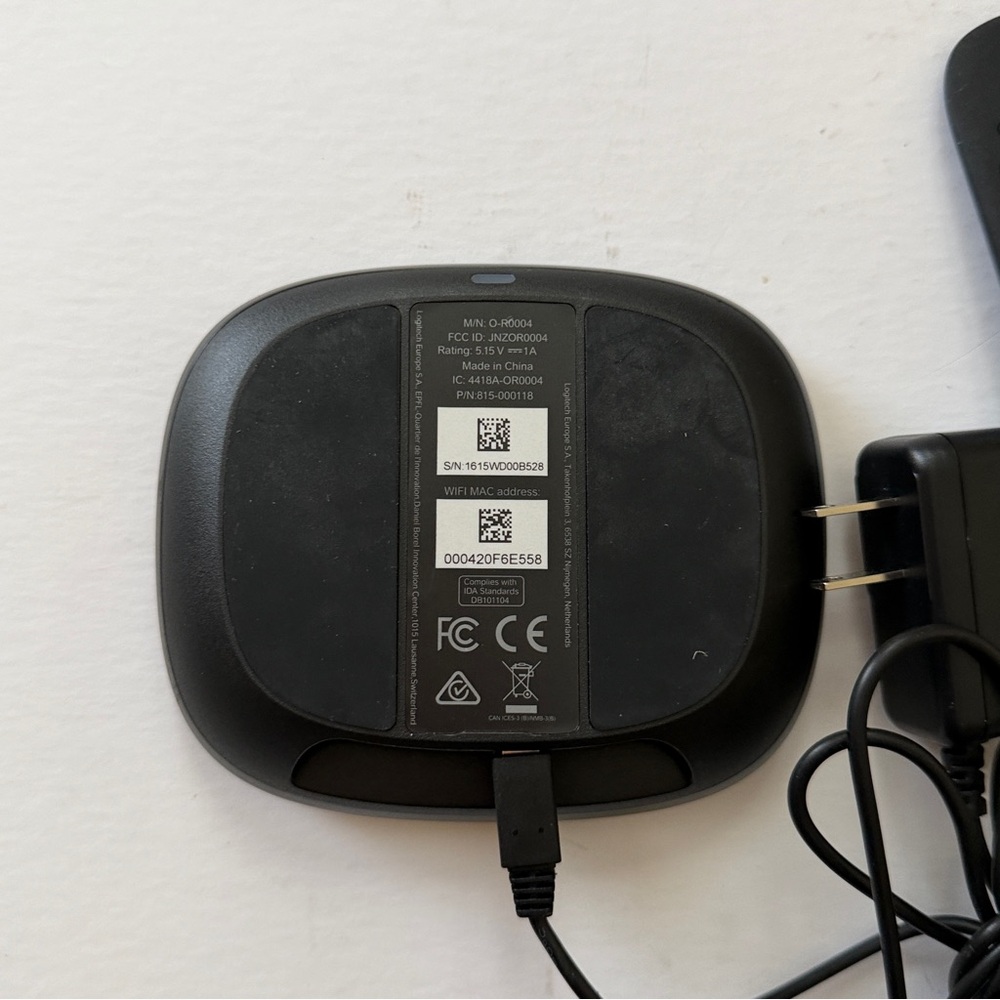 Logitech Black Remote and Charging Dock - Picture 3 of 4